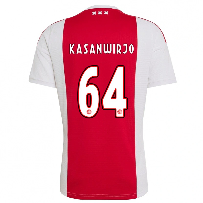 Danxen Kvinnor Kennynho Kasanwirjo #64 Röd Vit Gul Hemmatröja Matchtröjor 2026/27 Tröjor T-Tröja