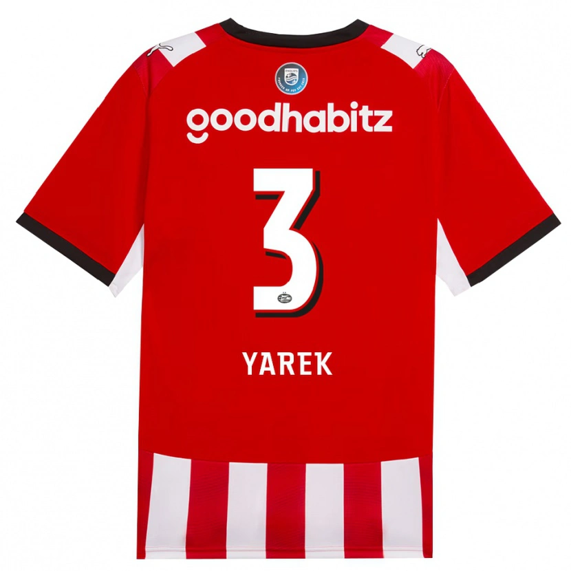 Danxen Kvinnor Yarek Gasiorowski #3 Röd Vit Svart Hemmatröja Matchtröjor 2026/27 Tröjor T-Tröja