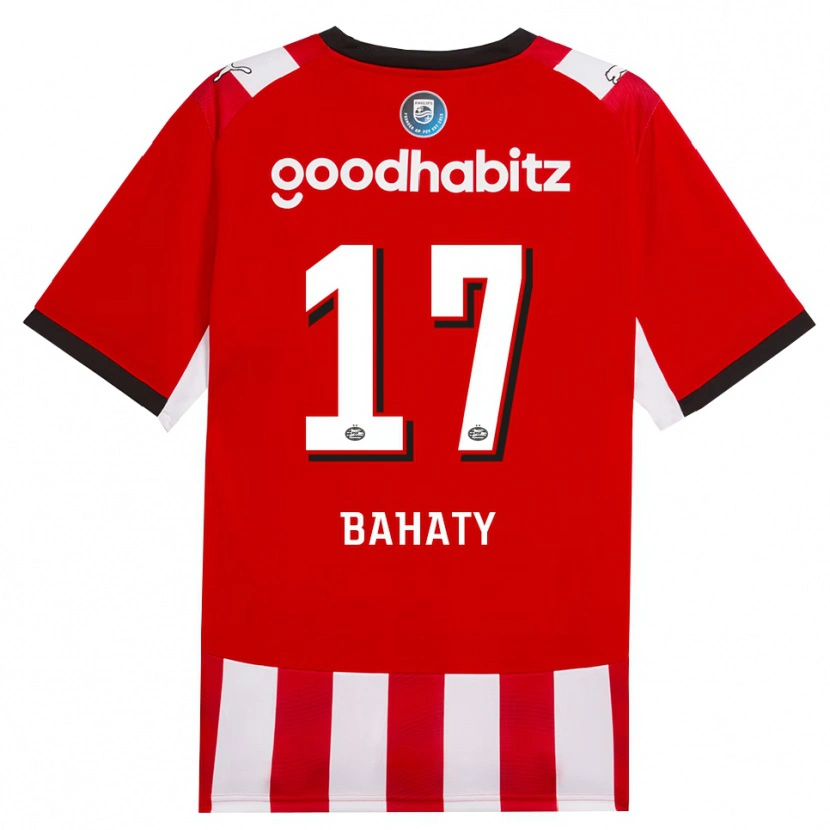 Danxen Kvinnor Manuel Bahaty #17 Röd Vit Svart Hemmatröja Matchtröjor 2026/27 Tröjor T-Tröja