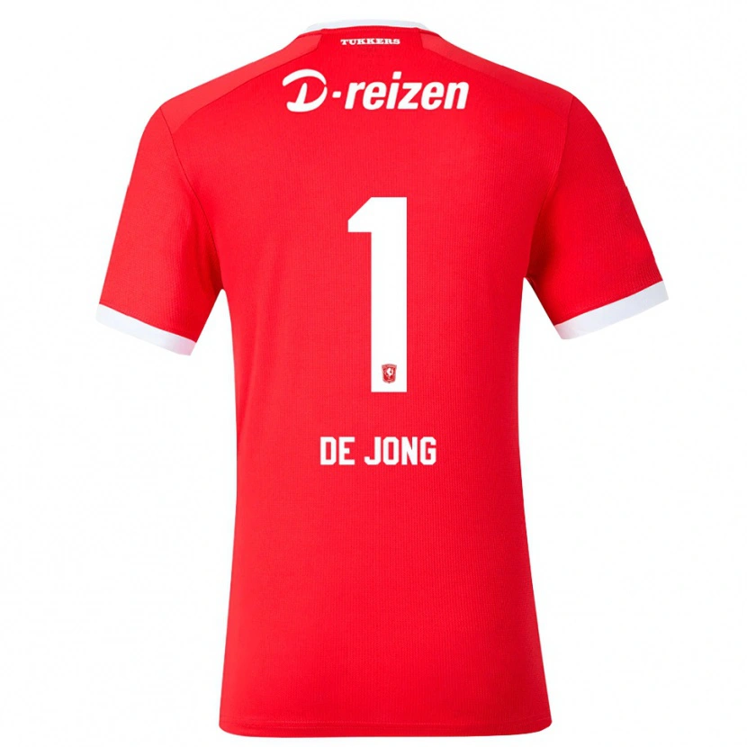 Danxen Kvinnor Danielle De Jong #1 Röd Vit Hemmatröja Matchtröjor 2026/27 Tröjor T-Tröja