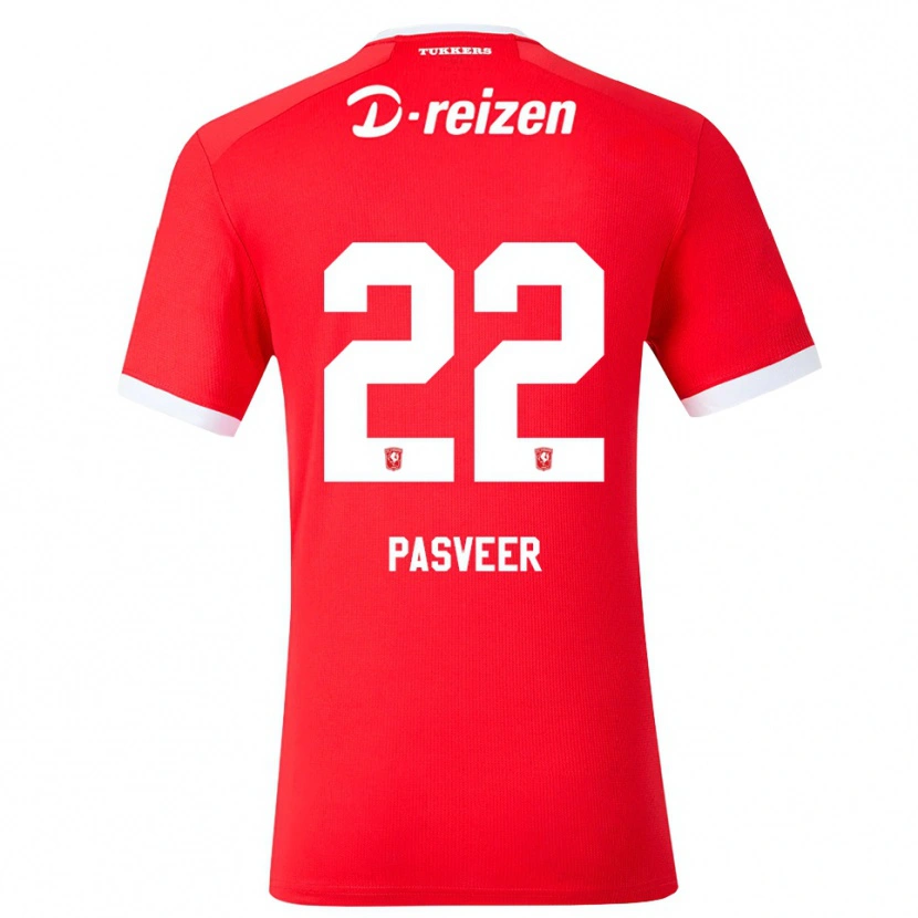 Danxen Kvinnor Remko Pasveer #22 Röd Vit Hemmatröja Matchtröjor 2026/27 Tröjor T-Tröja
