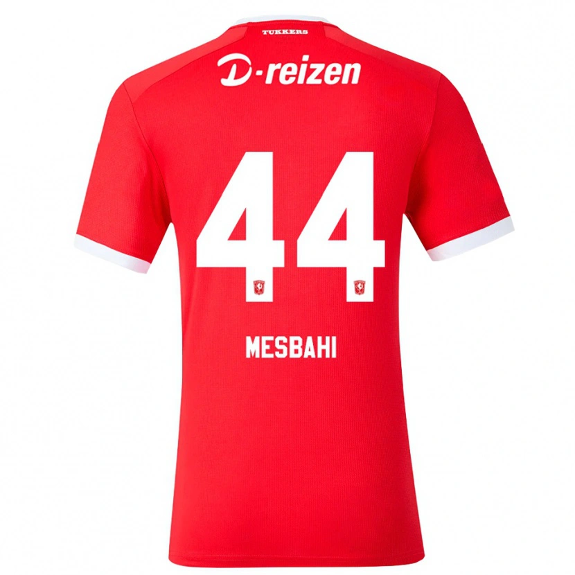 Danxen Kvinnor Juliën Mesbahi #44 Röd Vit Hemmatröja Matchtröjor 2026/27 Tröjor T-Tröja