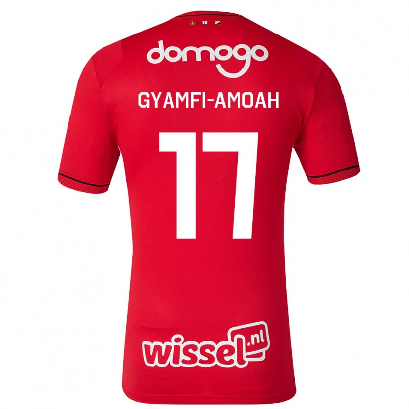 Danxen Kvinnor Nana Gyamfi-Amoah #17 Röd Vit Svart Hemmatröja Matchtröjor 2026/27 Tröjor T-Tröja