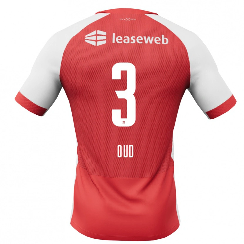 Danxen Kvinnor Joeri Oud #3 Röd Vit Svart Hemmatröja Matchtröjor 2026/27 Tröjor T-Tröja
