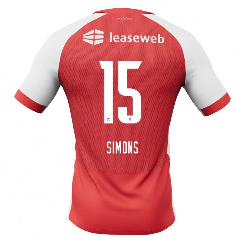 Danxen Kvinnor Saviola Simons #15 Röd Vit Svart Hemmatröja Matchtröjor 2026/27 Tröjor T-Tröja