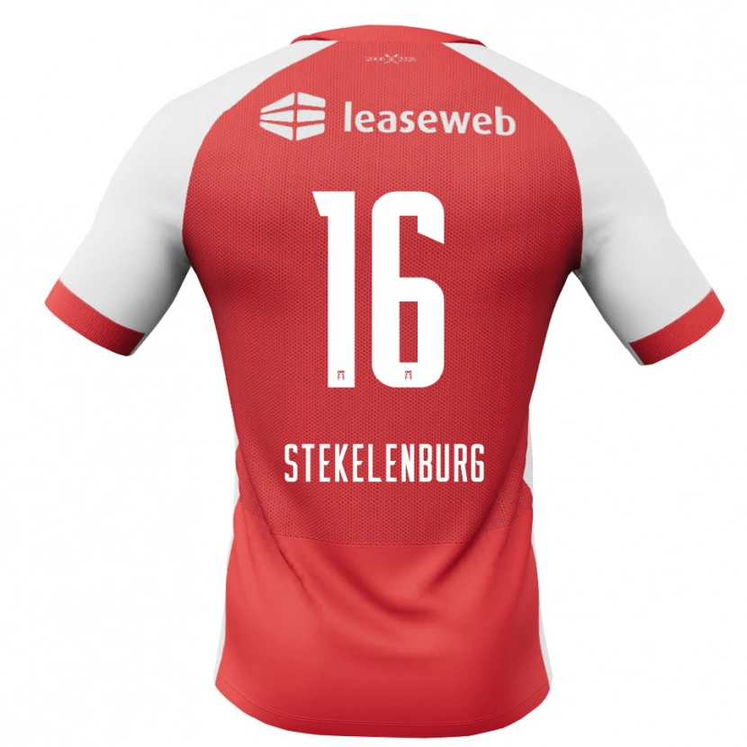 Danxen Kvinnor Sem Stekelenburg #16 Röd Vit Svart Hemmatröja Matchtröjor 2026/27 Tröjor T-Tröja