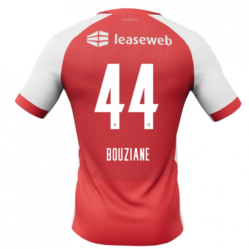Danxen Kvinnor Wassim Bouziane #44 Röd Vit Svart Hemmatröja Matchtröjor 2026/27 Tröjor T-Tröja