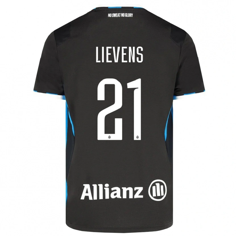 Danxen Kvinnor Caitlin Lievens #21 Svart Röd Blå Hemmatröja Matchtröjor 2026/27 Tröjor T-Tröja