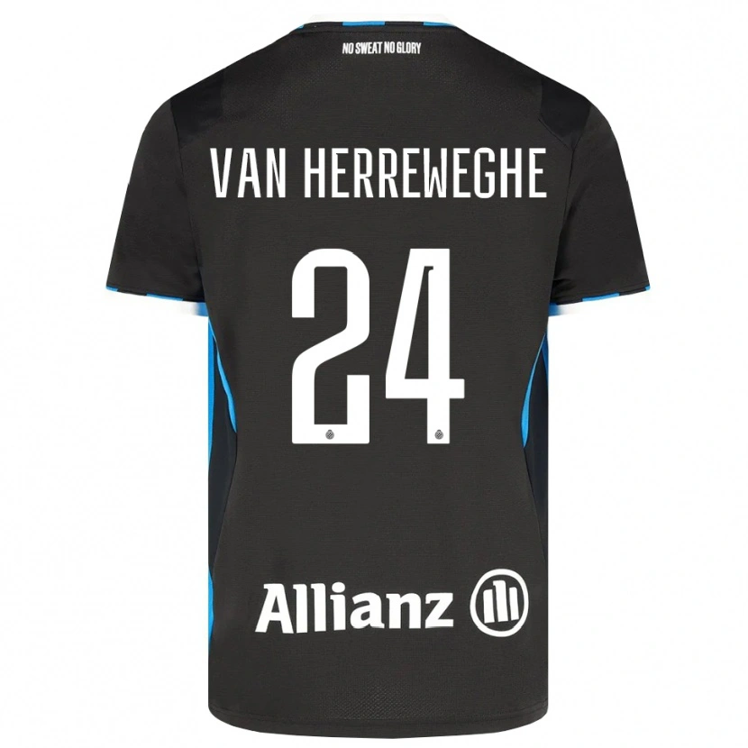 Danxen Kvinnor Febe Van Herreweghe #24 Svart Röd Blå Hemmatröja Matchtröjor 2026/27 Tröjor T-Tröja