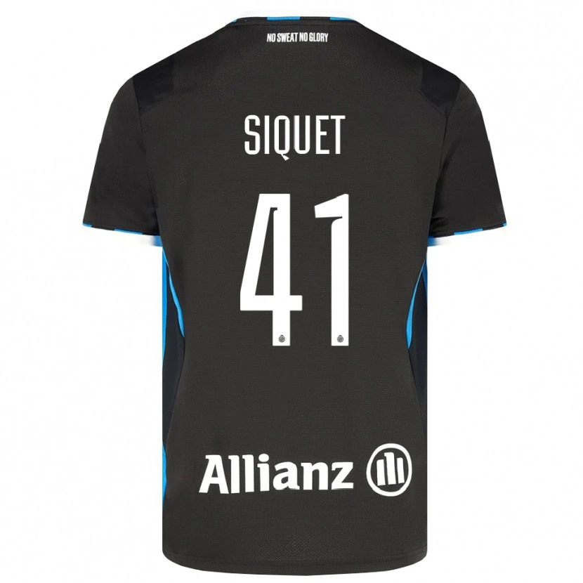 Danxen Kvinnor Hugo Siquet #41 Svart Röd Blå Hemmatröja Matchtröjor 2026/27 Tröjor T-Tröja