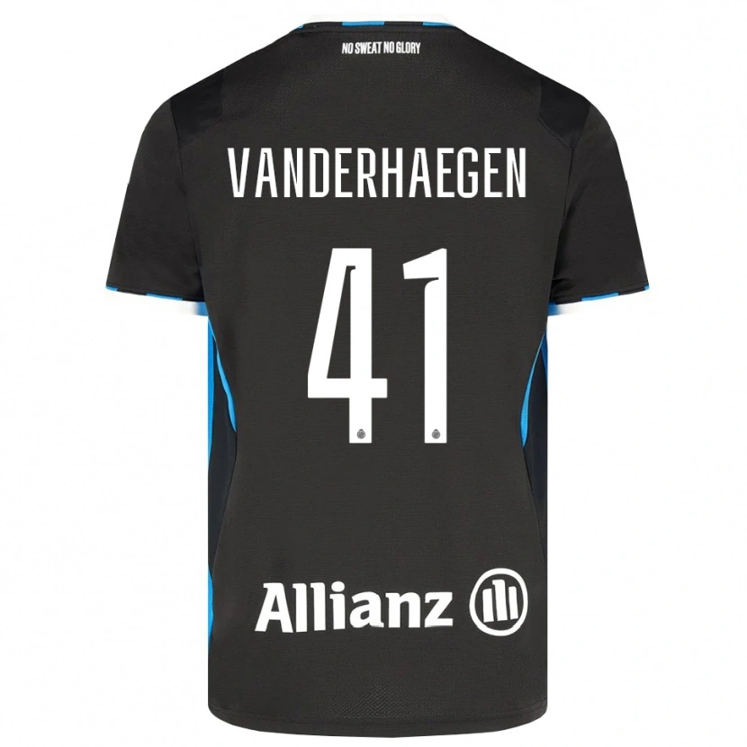 Danxen Kvinnor Lotte Vanderhaegen #41 Svart Röd Blå Hemmatröja Matchtröjor 2026/27 Tröjor T-Tröja