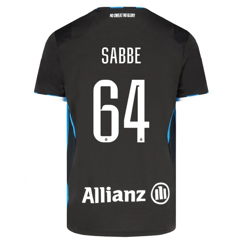 Danxen Kvinnor Kyriani Sabbe #64 Svart Röd Blå Hemmatröja Matchtröjor 2026/27 Tröjor T-Tröja