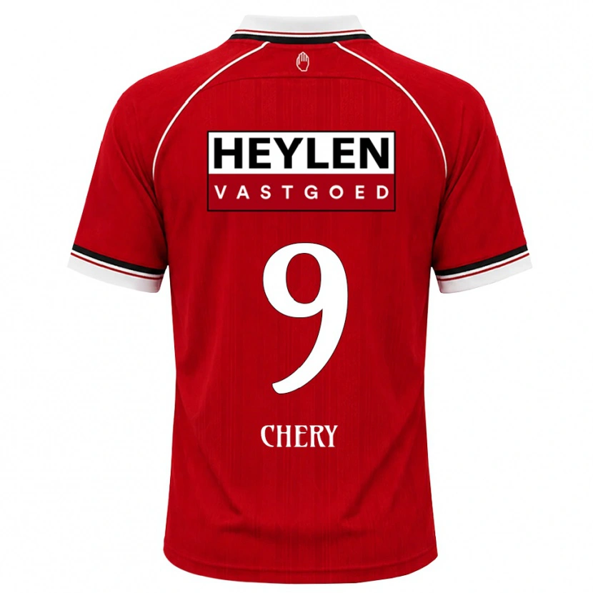 Danxen Kvinnor Tjaronn Chery #9 Röd Vit Svart Hemmatröja Matchtröjor 2026/27 Tröjor T-Tröja