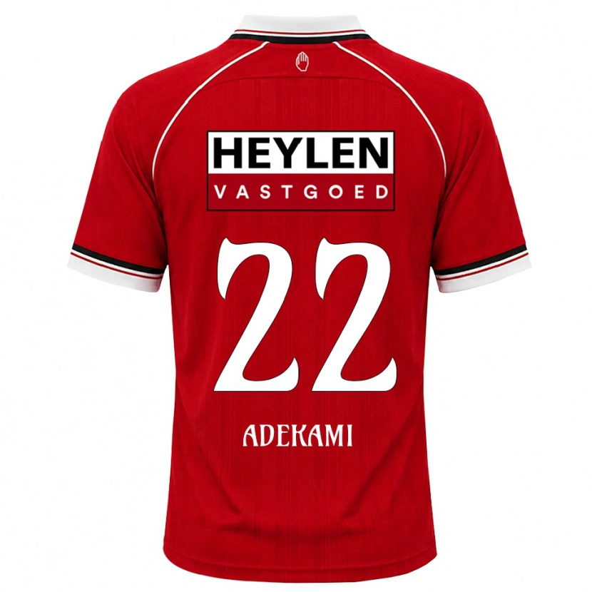 Danxen Kvinnor Farouck Adekami #22 Röd Vit Svart Hemmatröja Matchtröjor 2026/27 Tröjor T-Tröja