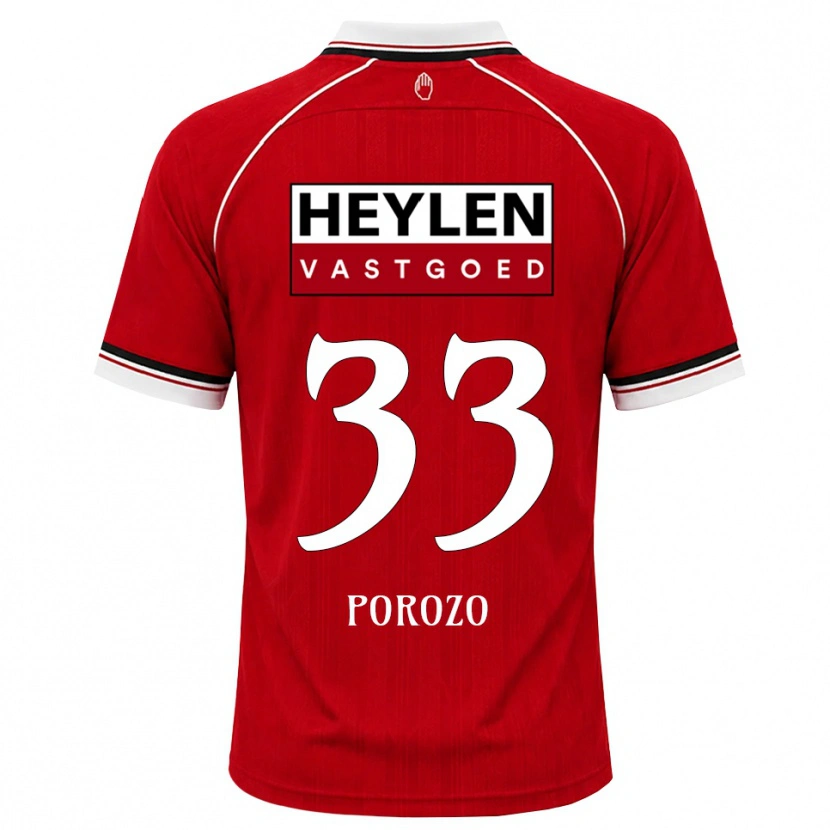 Danxen Kvinnor Snayder Porozo #33 Röd Vit Svart Hemmatröja Matchtröjor 2026/27 Tröjor T-Tröja