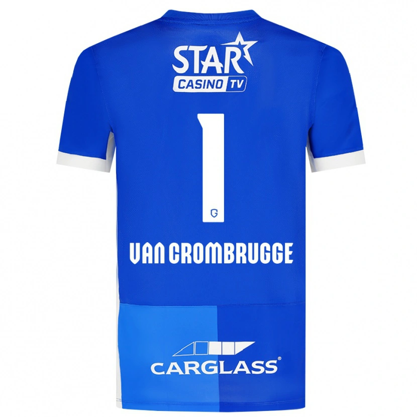 Danxen Kvinnor Hendrik Van Crombrugge #1 Mellanblå Kungligblå Vit Hemmatröja Matchtröjor 2026/27 Tröjor T-Tröja