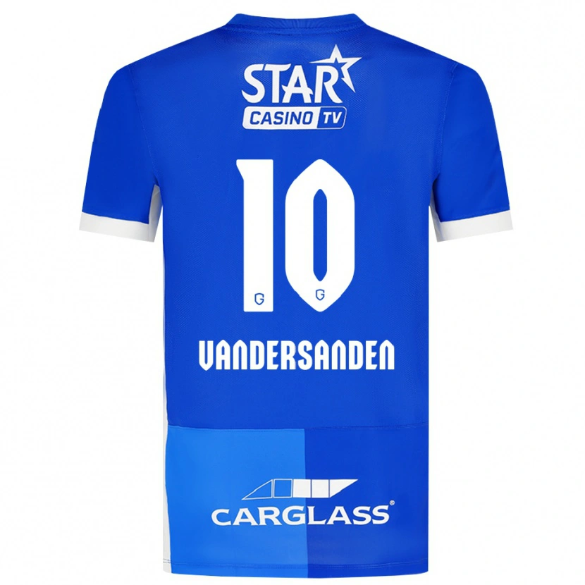 Danxen Kvinnor Sien Vandersanden #10 Mellanblå Kungligblå Vit Hemmatröja Matchtröjor 2026/27 Tröjor T-Tröja