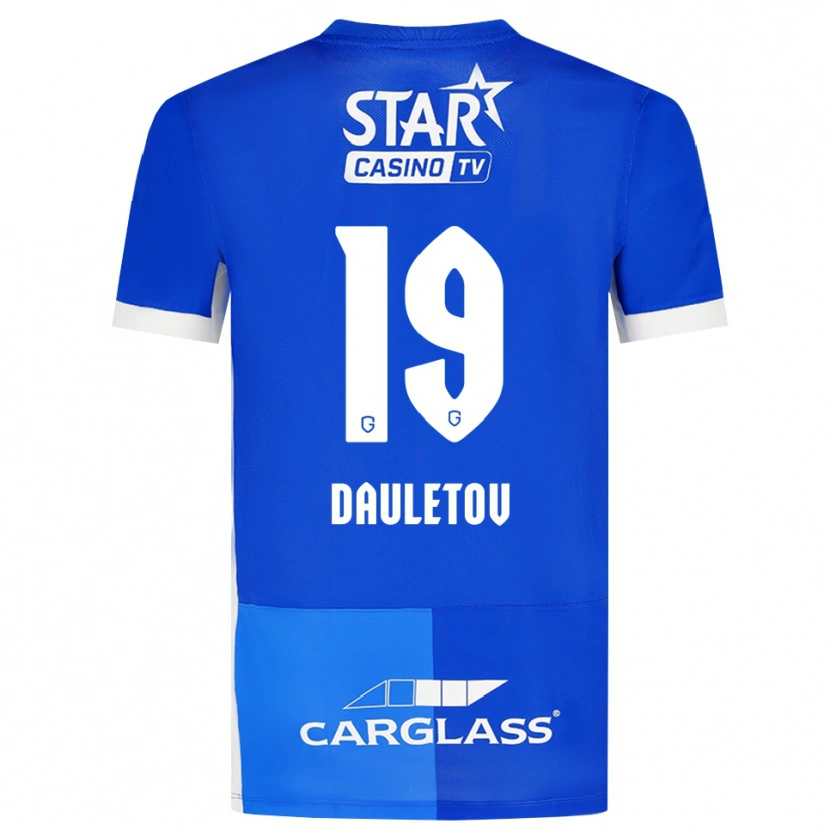 Danxen Kvinnor Shakhmurat Dauletov #19 Mellanblå Kungligblå Vit Hemmatröja Matchtröjor 2026/27 Tröjor T-Tröja