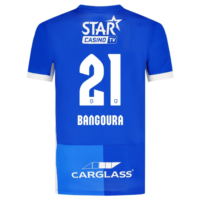 Danxen Kvinnor Ibrahima Sory Bangoura #21 Mellanblå Kungligblå Vit Hemmatröja Matchtröjor 2026/27 Tröjor T-Tröja