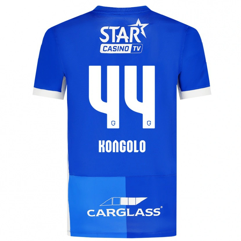 Danxen Kvinnor Josué Kongolo #44 Mellanblå Kungligblå Vit Hemmatröja Matchtröjor 2026/27 Tröjor T-Tröja