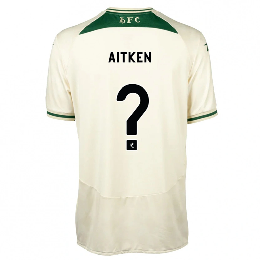 Danxen Kvinnor Conor Aitken #0 Vit Skogsgrön Bortatröja Matchtröjor 2026/27 Tröjor T-Tröja