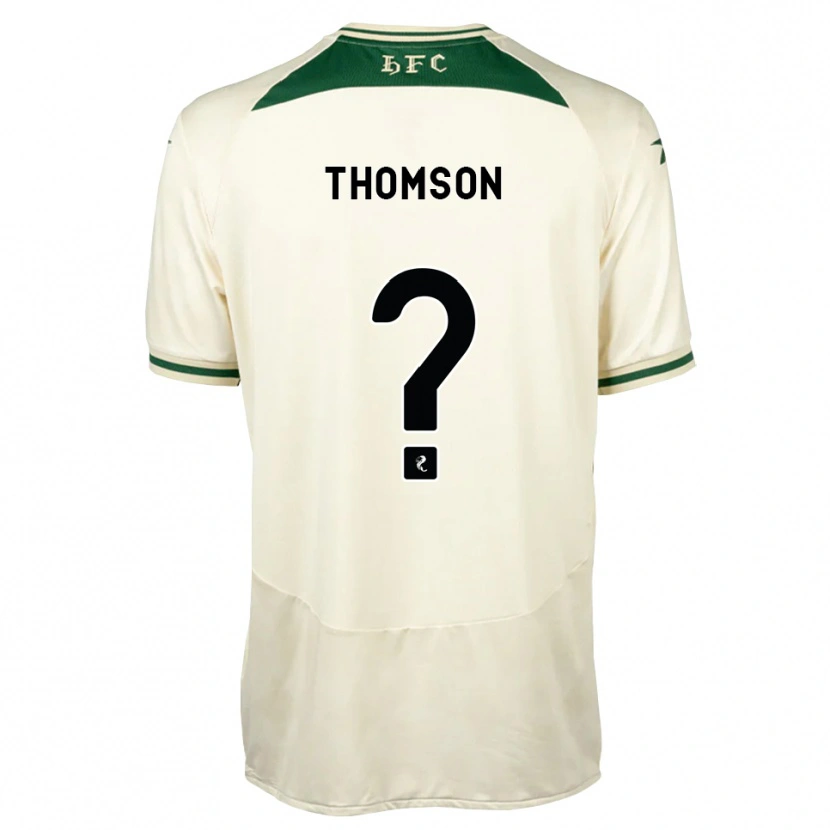 Danxen Kvinnor Jackson Thomson #0 Vit Skogsgrön Bortatröja Matchtröjor 2026/27 Tröjor T-Tröja