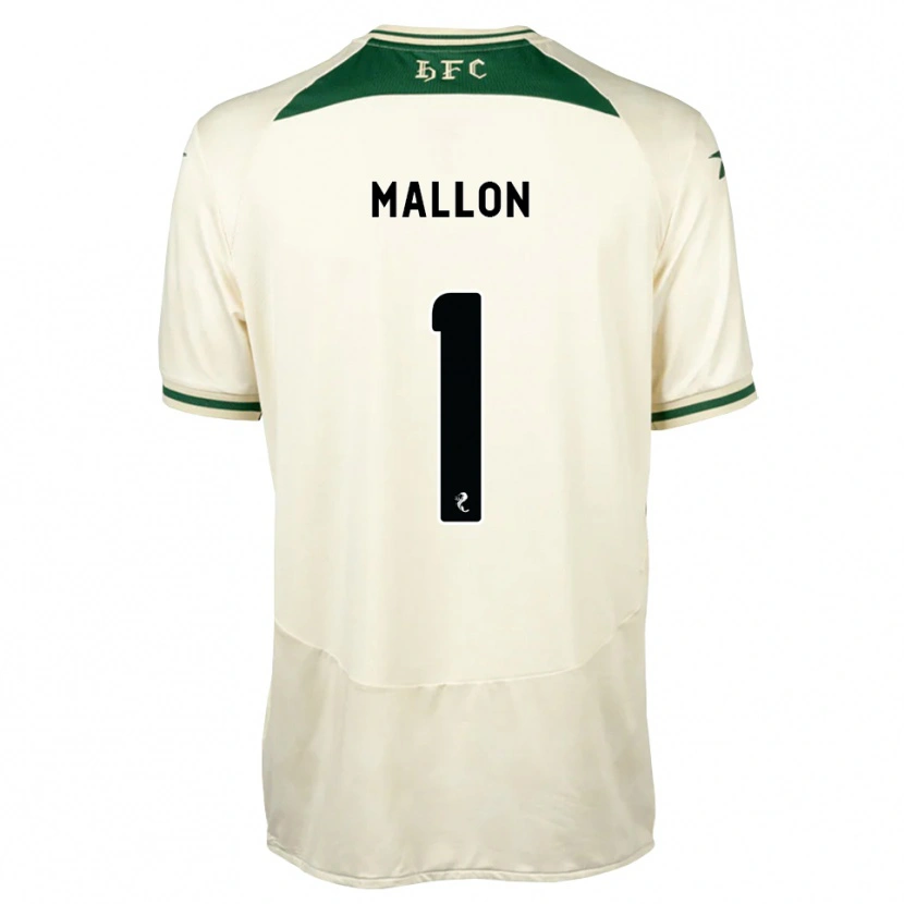 Danxen Kvinnor Ryan Mallon #1 Vit Skogsgrön Bortatröja Matchtröjor 2026/27 Tröjor T-Tröja
