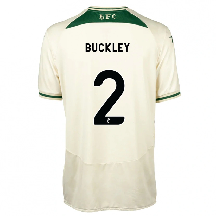 Danxen Kvinnor Adam Buckley #2 Vit Skogsgrön Bortatröja Matchtröjor 2026/27 Tröjor T-Tröja