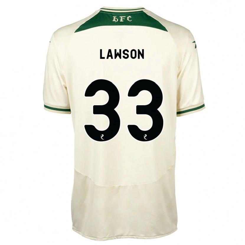 Danxen Kvinnor Poppy Lawson #33 Vit Skogsgrön Bortatröja Matchtröjor 2026/27 Tröjor T-Tröja