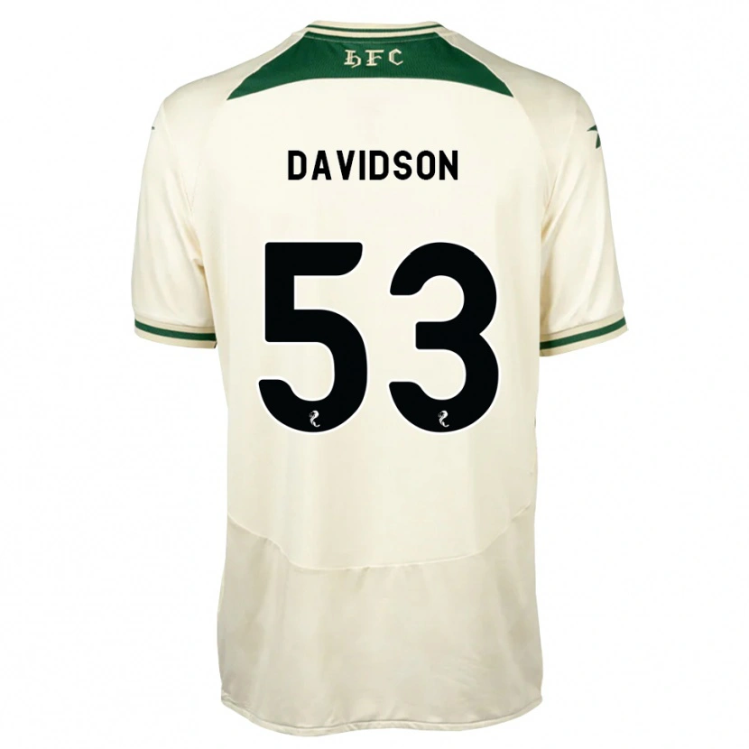 Danxen Kvinnor Luke Davidson #53 Vit Skogsgrön Bortatröja Matchtröjor 2026/27 Tröjor T-Tröja