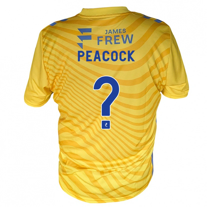 Danxen Kvinnor Aaron Peacock #0 Kungligblå Gul Bortatröja Matchtröjor 2026/27 Tröjor T-Tröja