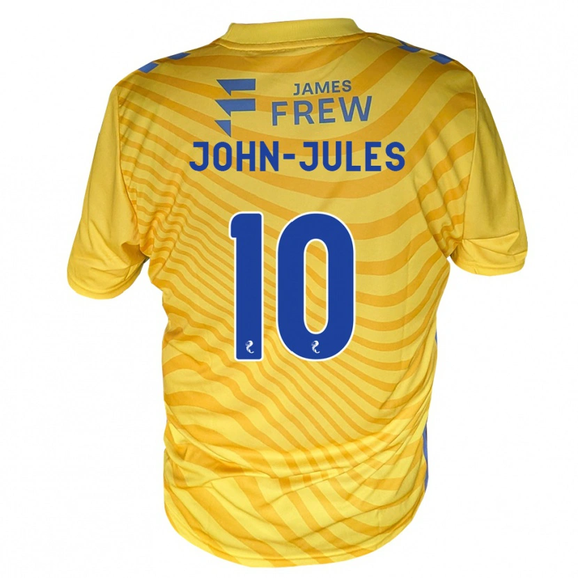 Danxen Kvinnor Tyreece John-Jules #10 Kungligblå Gul Bortatröja Matchtröjor 2026/27 Tröjor T-Tröja