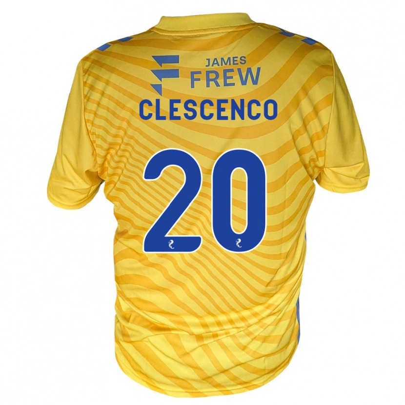 Danxen Kvinnor Nicky Clescenco #20 Kungligblå Gul Bortatröja Matchtröjor 2026/27 Tröjor T-Tröja