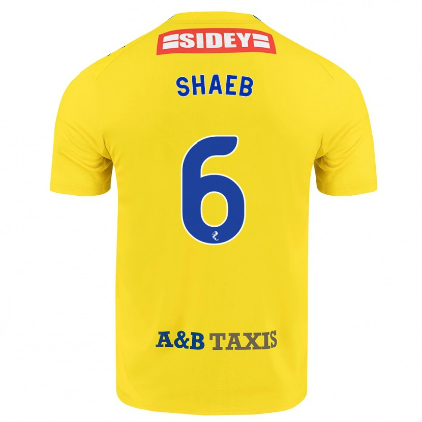 Danxen Kvinnor Adam Shaeb #6 Gul Blå Svart Bortatröja Matchtröjor 2026/27 Tröjor T-Tröja