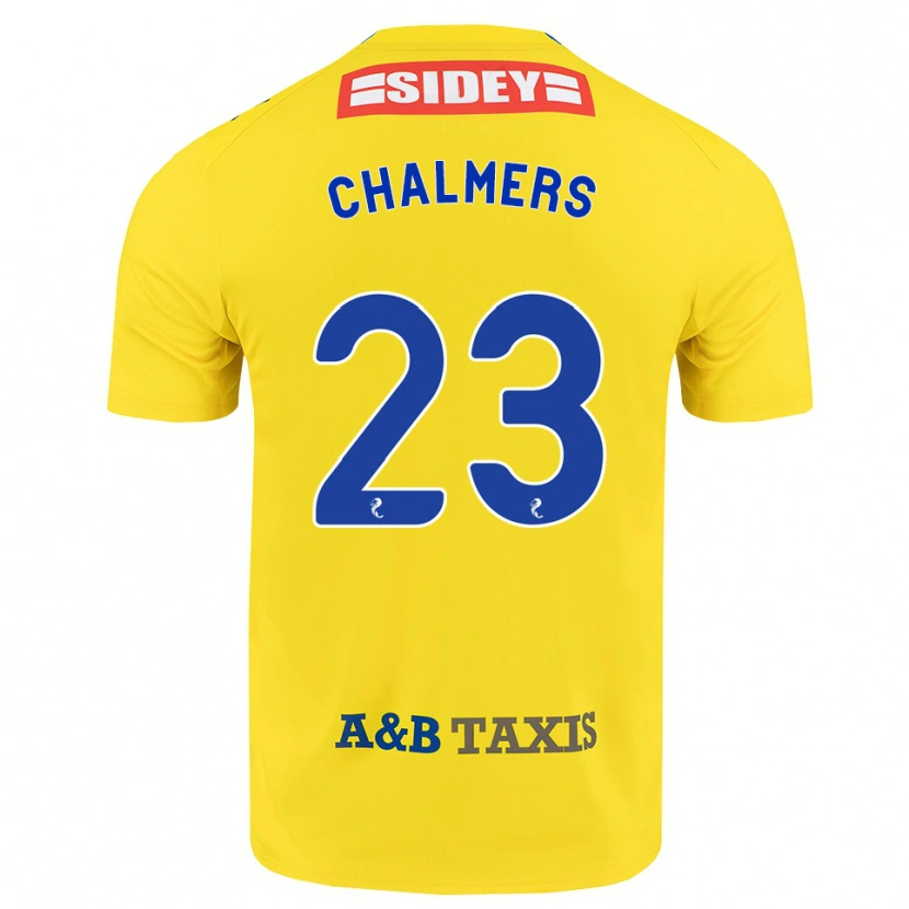 Danxen Kvinnor Logan Chalmers #23 Gul Blå Svart Bortatröja Matchtröjor 2026/27 Tröjor T-Tröja