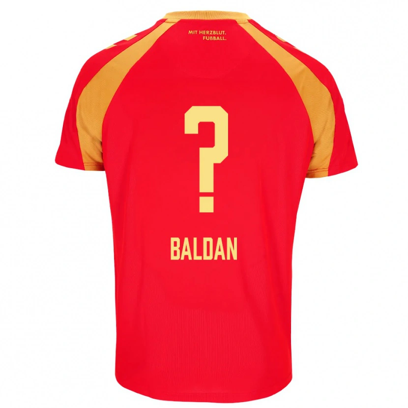 Danxen Kvinnor Ziya Baldan #0 Röd Orange Svart Bortatröja Matchtröjor 2026/27 Tröjor T-Tröja
