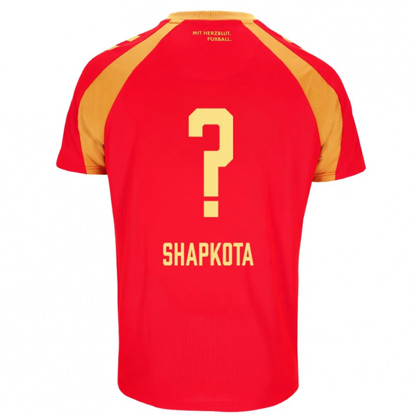 Danxen Kvinnor Raul Shapkota #0 Röd Orange Svart Bortatröja Matchtröjor 2026/27 Tröjor T-Tröja