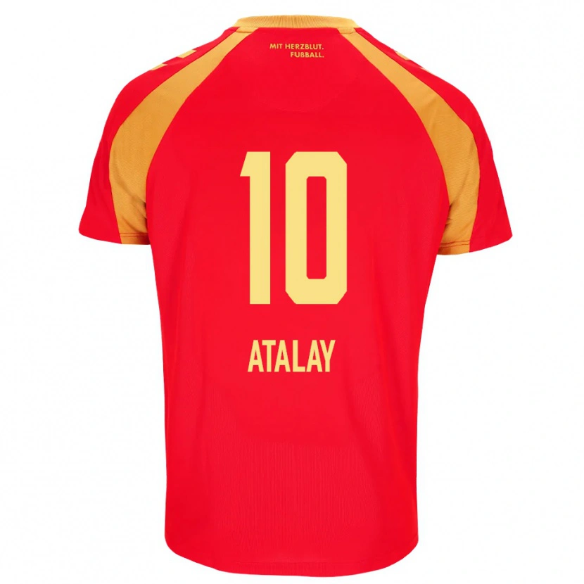 Danxen Kvinnor Ibrahim Atalay #10 Röd Orange Svart Bortatröja Matchtröjor 2026/27 Tröjor T-Tröja