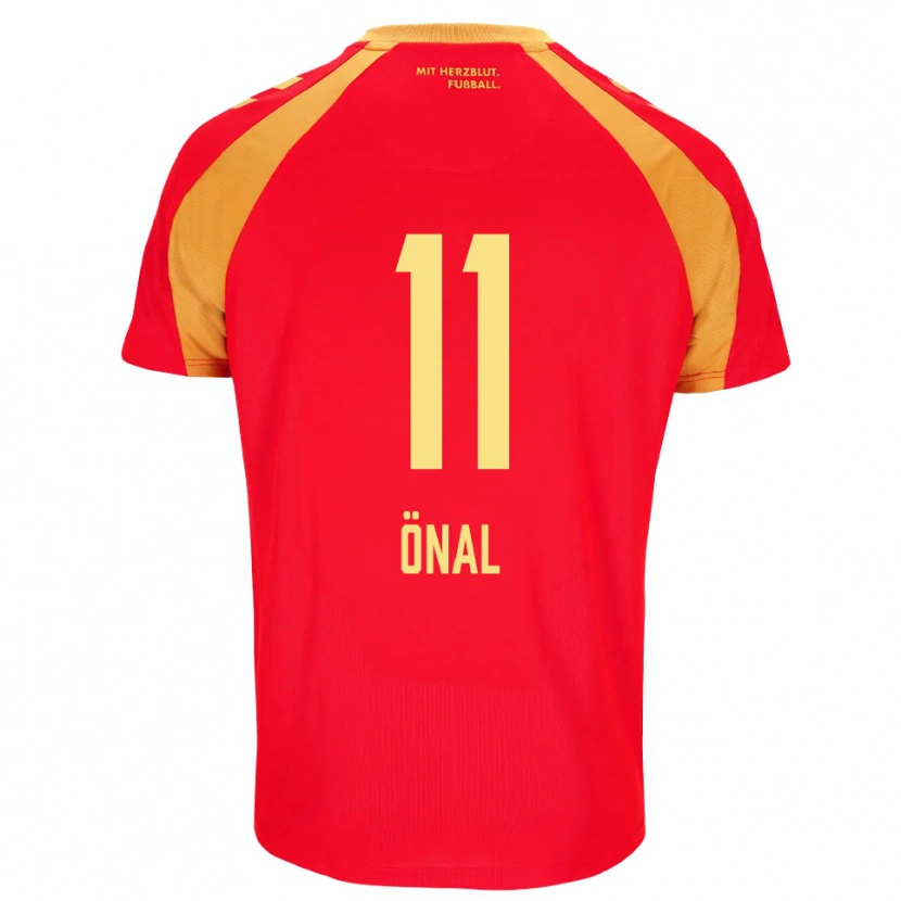 Danxen Kvinnor Umut Önal #11 Röd Orange Svart Bortatröja Matchtröjor 2026/27 Tröjor T-Tröja