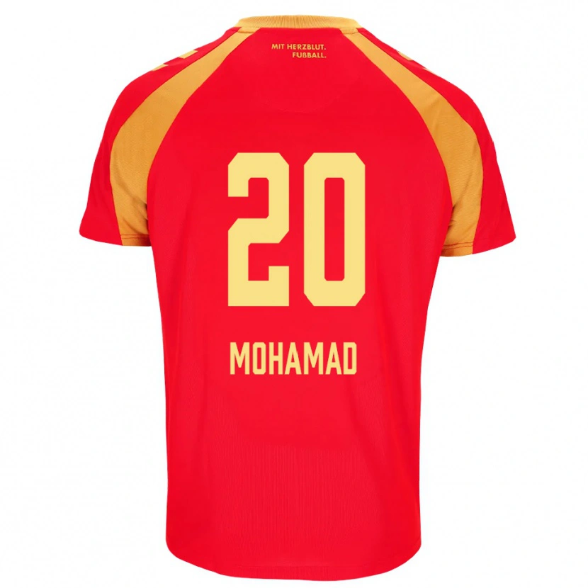 Danxen Kvinnor Hassan Mohamad #20 Röd Orange Svart Bortatröja Matchtröjor 2026/27 Tröjor T-Tröja