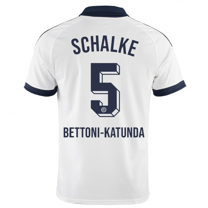 Danxen Kvinnor Claudio Bettoni-Katunda #5 Svart Vit Bortatröja Matchtröjor 2026/27 Tröjor T-Tröja