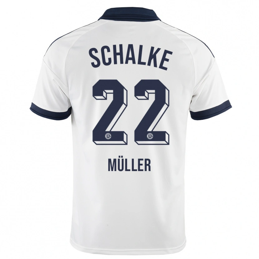 Danxen Kvinnor Kevin Müller #22 Svart Vit Bortatröja Matchtröjor 2026/27 Tröjor T-Tröja