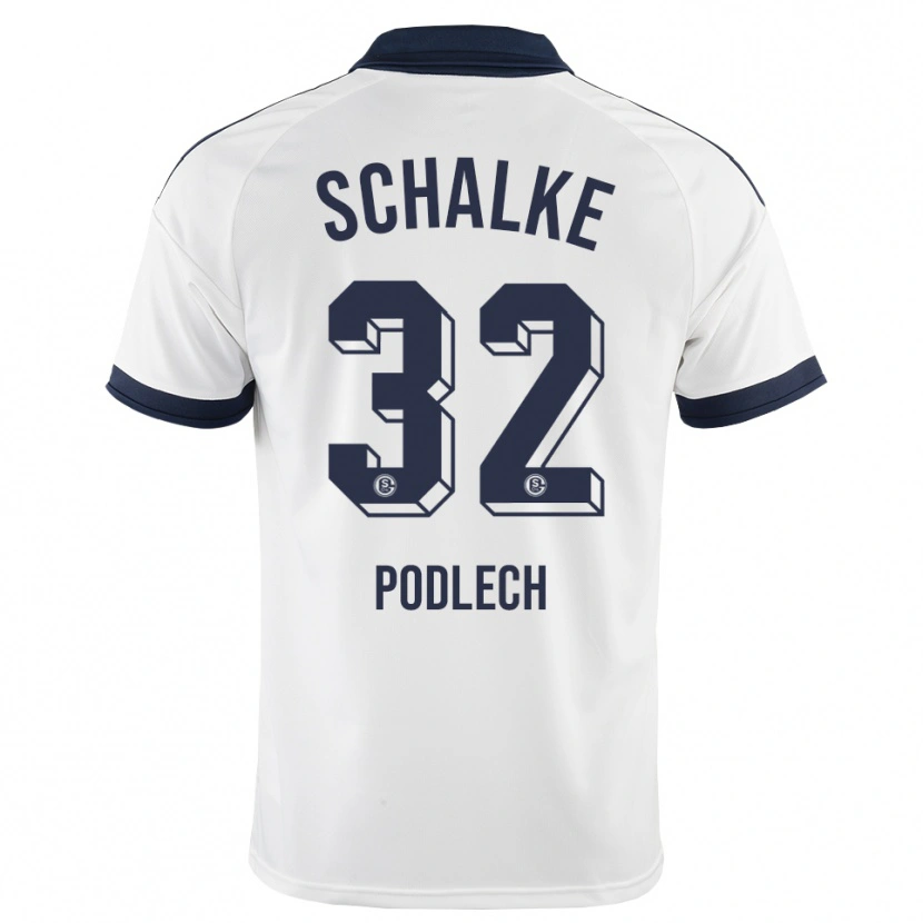 Danxen Kvinnor Luca Podlech #32 Svart Vit Bortatröja Matchtröjor 2026/27 Tröjor T-Tröja