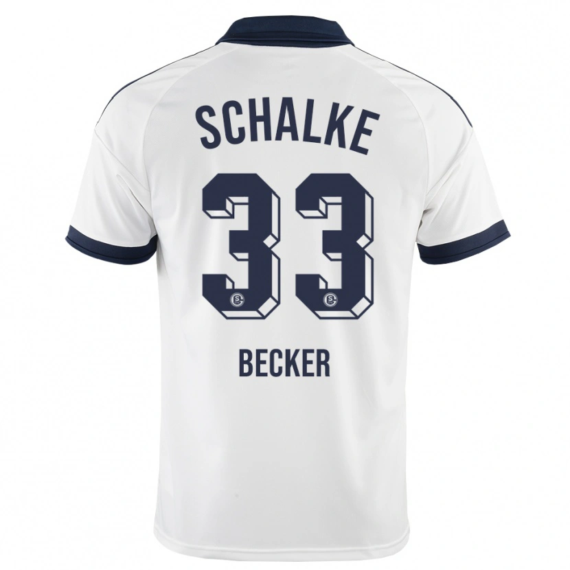 Danxen Kvinnor Vitalie Becker #33 Svart Vit Bortatröja Matchtröjor 2026/27 Tröjor T-Tröja