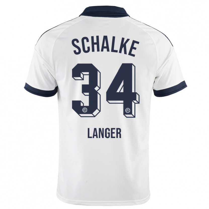 Danxen Kvinnor Michael Langer #34 Svart Vit Bortatröja Matchtröjor 2026/27 Tröjor T-Tröja