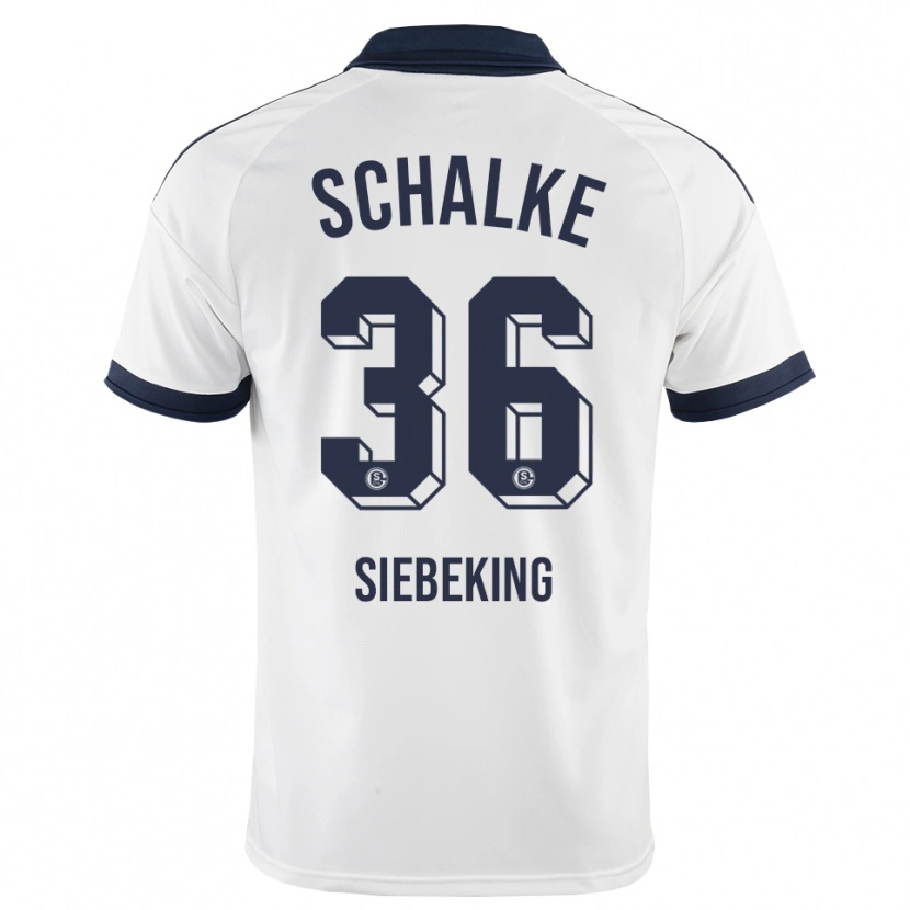 Danxen Kvinnor Johannes Siebeking #36 Svart Vit Bortatröja Matchtröjor 2026/27 Tröjor T-Tröja