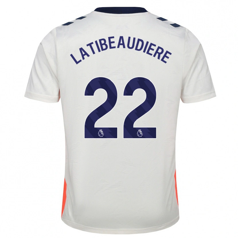 Danxen Kvinnor Joel Latibeaudiere #22 Vit Orange Kungligt Blå Bortatröja Matchtröjor 2026/27 Tröjor T-Tröja
