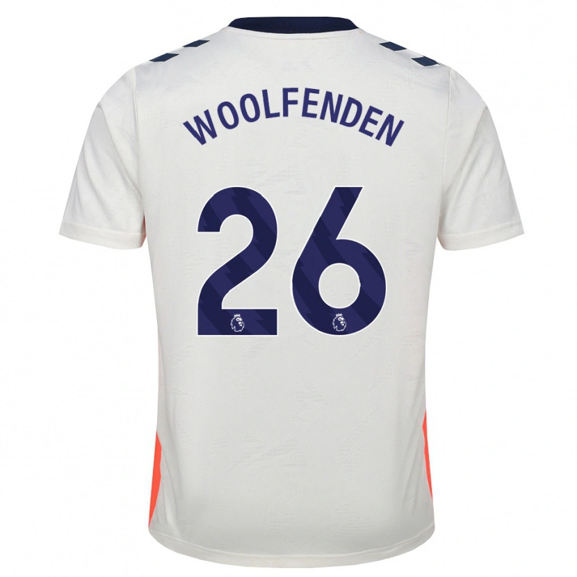 Danxen Kvinnor Luke Woolfenden #26 Vit Orange Kungligt Blå Bortatröja Matchtröjor 2026/27 Tröjor T-Tröja
