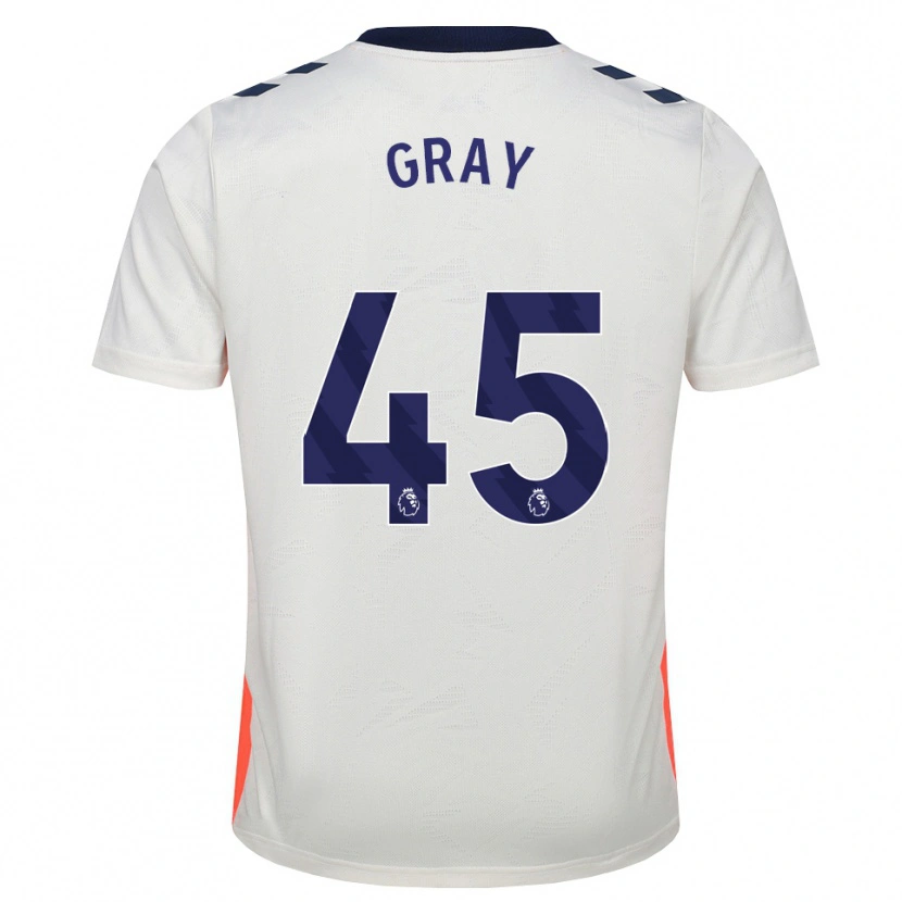 Danxen Kvinnor Harrison Gray #45 Vit Orange Kungligt Blå Bortatröja Matchtröjor 2026/27 Tröjor T-Tröja
