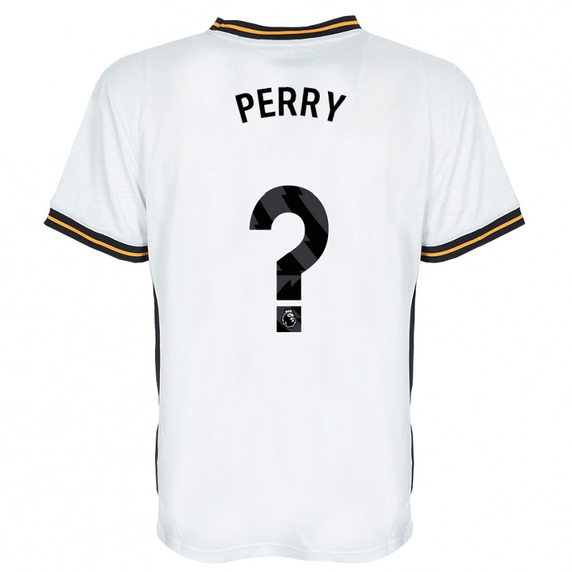 Danxen Kvinnor Alfie Perry #0 Vit Orange Svart Bortatröja Matchtröjor 2026/27 Tröjor T-Tröja